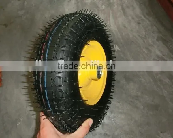 4.00-6 Pneumatic Rubber Wheel 400x6 Pneumatic Wheel