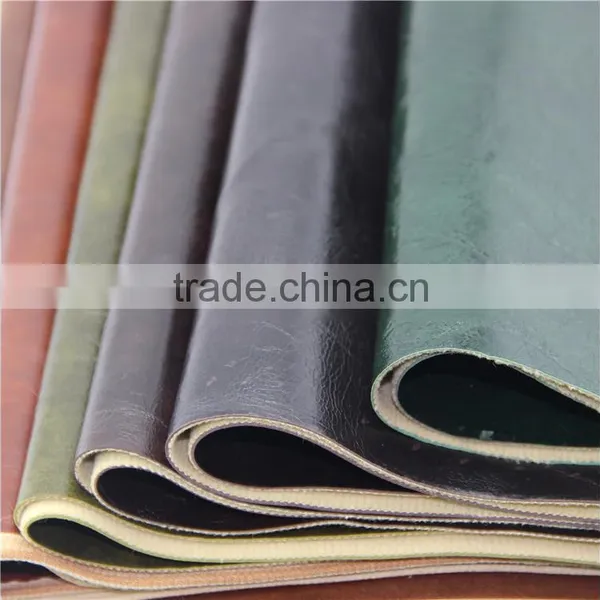 High Quality Environmental Protection PVC Oil Wax Leather for Sofa, Chair Cover photo-2