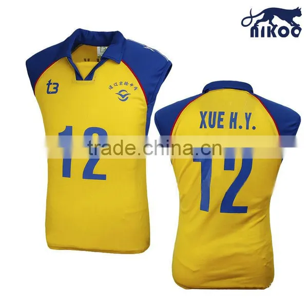2014 Volleyball Jersey Newly Designed/volleyball Uniform With Embroidery