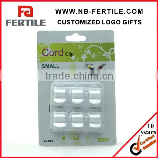 Promotional Plastic New Design Earphone Cable Clip