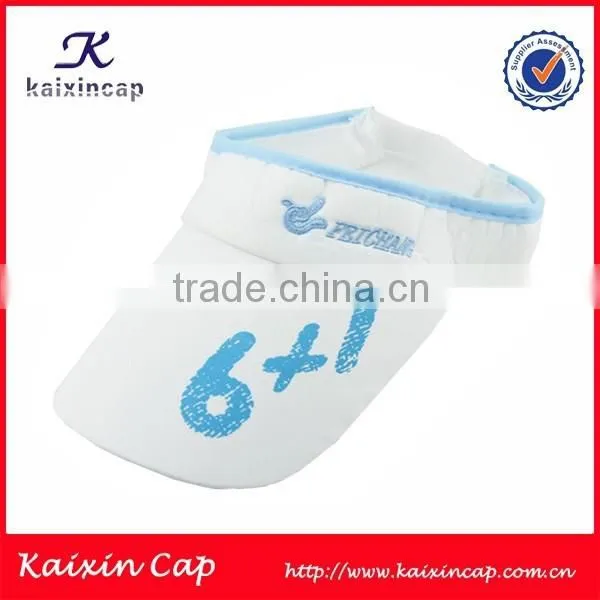 2015 OEM Wholesale Promotional Leopard Brim Mesh Visor Cap With Rope photo-6