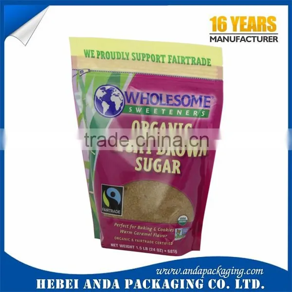 Heat Sealing Seasoning Packaging Stand up Pouch Sugar Packaging Bag photo-2