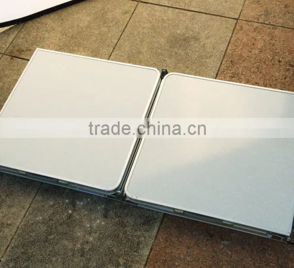 8ft Outdoor Aluminum Folding Table Picnic Table Beer Pong Table photo-2