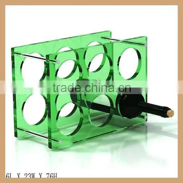Square Shape Customized Acrylic Wine Display Rack for Wine photo-3