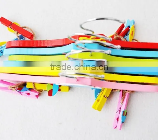 J208 Child Wholesale Wood Clothes Hanger Factory photo-5