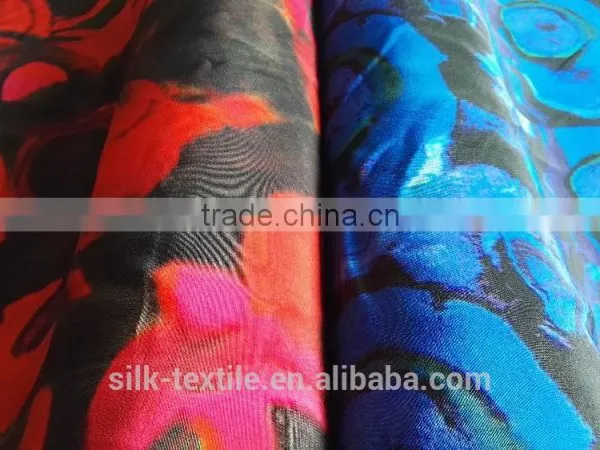 heavy CDC digital printing silk fabric