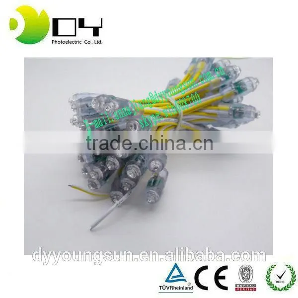 2016 New Product Strawhat DC5v 9MM Single Color Pixel Led String L Ight photo-2