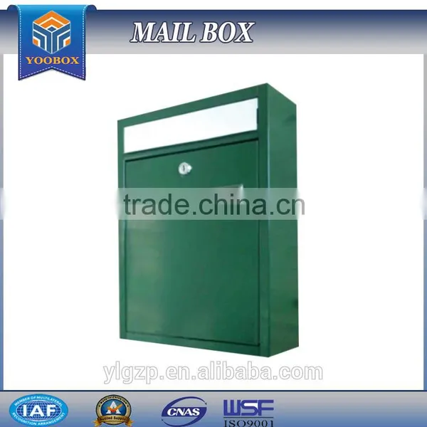 2016 YooBox Wholesale Cast Iron Mailbox With the Newspaper Holder