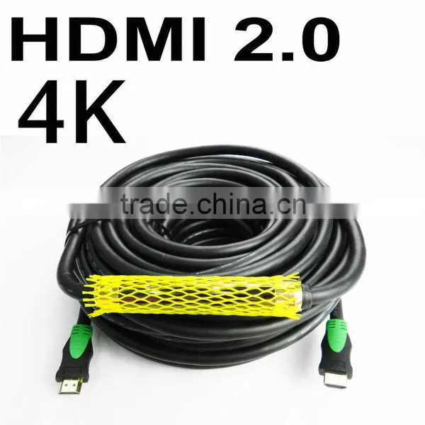 Male to Male Metal 50m Long Hdmi Cable a Type to a Type With Chip Support 3d HDTV, 4k*2k for Cable2.0v 1.4v photo-3
