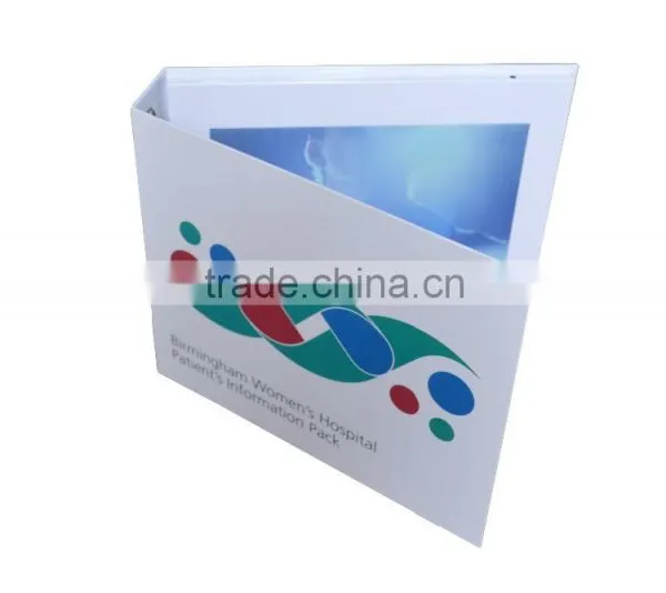 Business Gift Use and Paper Material 10inch LCD Video Brochure Cards photo-3