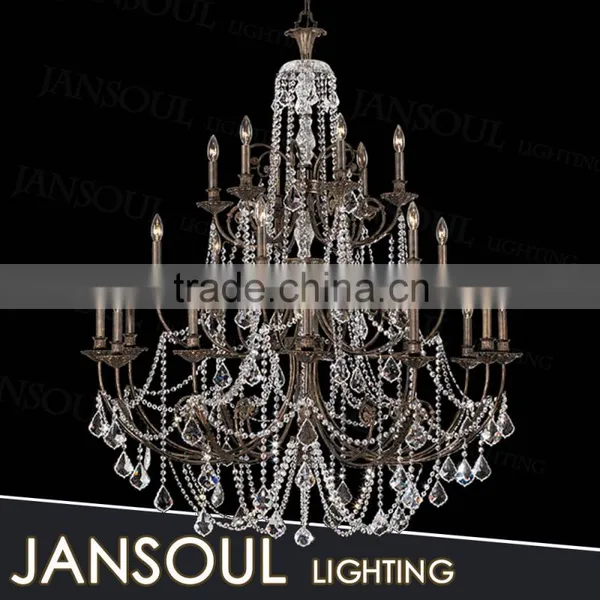 Full Family Customization Crystal Chandelier&matching Wall Lamp American Style Finish in Oil Bronze