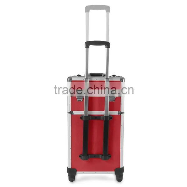 Aluminium Trolley Suitcase Beauty Case 60L - 2 or 4 Wheels - Color Selection photo-6