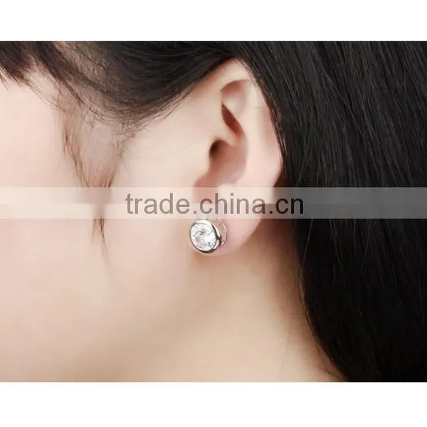 2016 Design Round Cubic Zircon Copper Women Earring photo-6