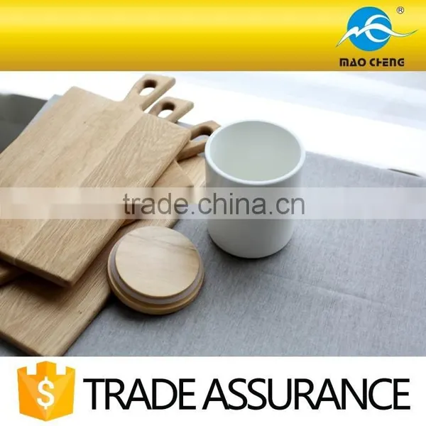 Ceramic Candle Jar With Wooden Lid photo-2