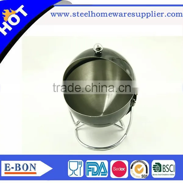 Stainless Steel Sugar Pot Condiment Serving Pot Decorative Sugar Bowl photo-4