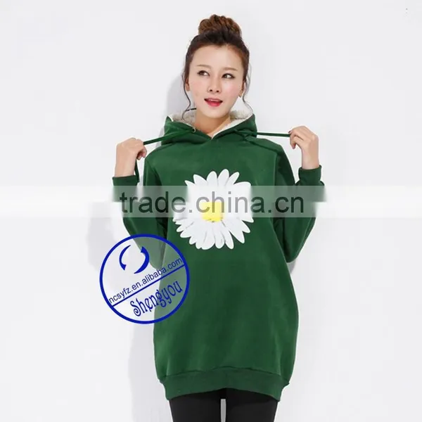 2015 Custom Women Pullover Fleece Sweatshirt Hoodie Witn Printing photo-2