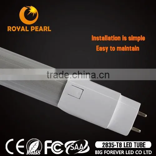 120cm T8 LED Tube 2835 Epistar CRI>80 PF>0.95 100-110lm/w photo-3