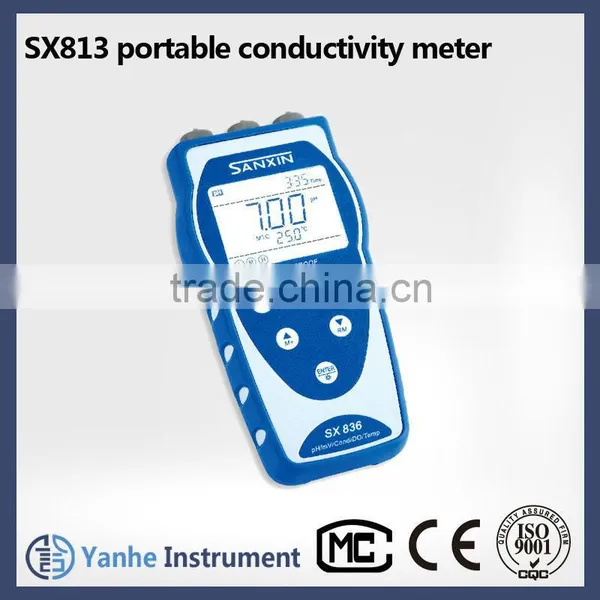SX813 Portable Electrical Conductivity Meter Laboratory Water Conductivity Sensor