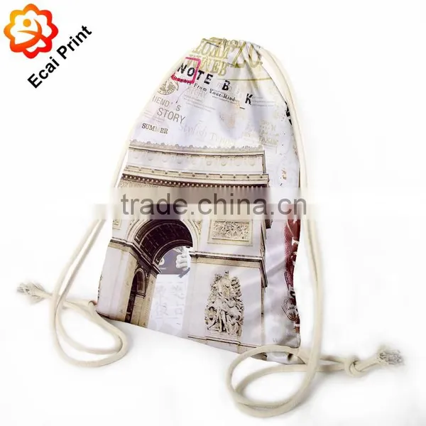 2016 Fashion Customize Heat Transfer Printed Cinch Travel Bag photo-2