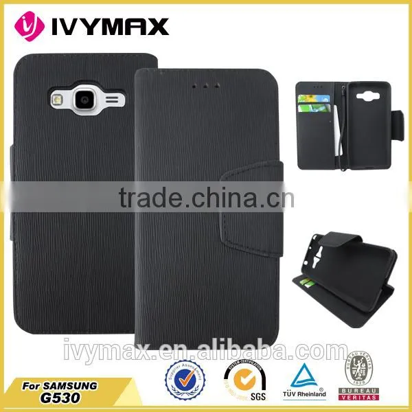 IVMYAX High Quality Wholesale Cell Phone Wireless Flip Cover for Samsung G530 Grand Prime photo-3