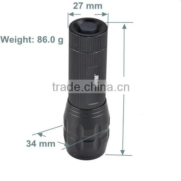 Wholesale Zoom Focus High Power Light Torch Led Small Flashlight photo-3