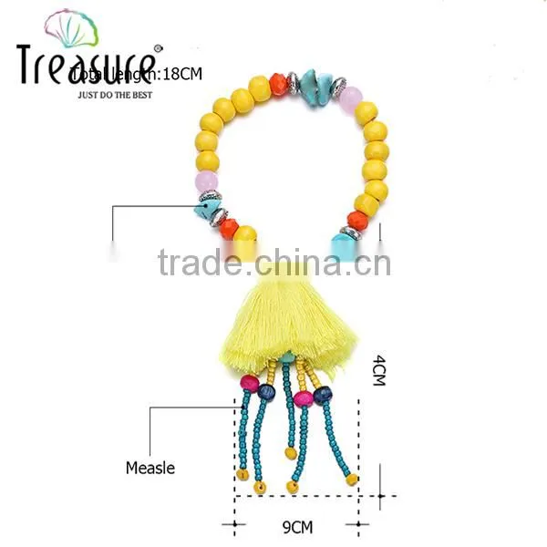 Long Tassel Bracelet 2016 Latest Design Jewelry Charm Bead Bracelet Valentine's Day Gift Quality Choice photo-2
