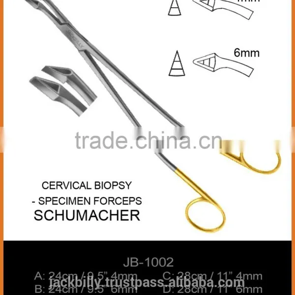 Van Doren Cervical Biopsy Forceps With Ratchet, Cervical Biopsy Forceps, Biopsy Forceps,specimen Biopsy Forceps, Biopsy Punches photo-2