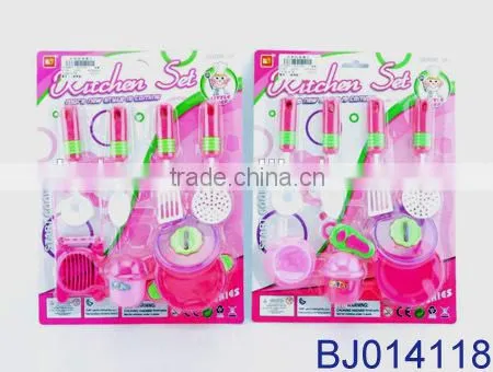 Happy Baby Toy Plastic Mini Kitchen Cooking Tools Set Toy