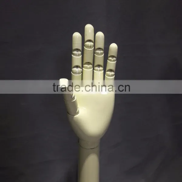 Light Hand Plastic Long Hand Female Wooden Hand Display Heavy Bottom Hand photo-3