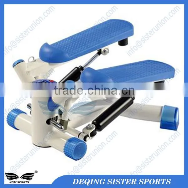 Body Fitness Deluxe Mini Stepper With Upper Body Cords Exercise Steppers