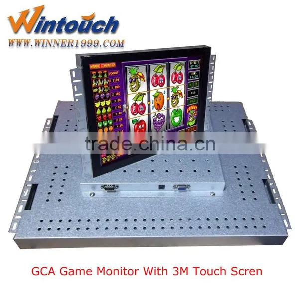 2015 Hot Sale Infrared Gaming Open Frame Touch Screen Monitor With VGA/DVI Signal Input for POG/WMS photo-2