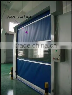 China Cheap High Speed Rolling Door With Radar photo-2
