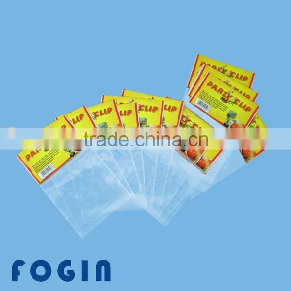 header card bag with haging header for packaging