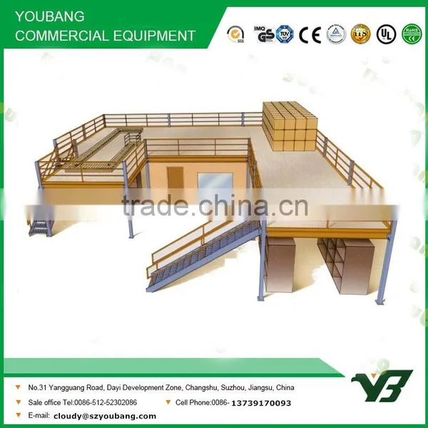Hot Sell Best Price Heavy Duty Warehouse Multi-layer Heavy Duty Mezzanine Rack /steel Platform Shelves (YB-WR-C79) photo-3