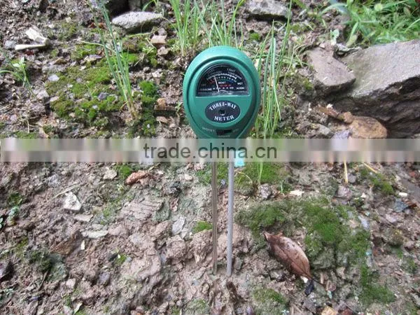 Sunlight/Moisture/Light/PH Tester Meter 4 in 1 Soil Survey Instrument