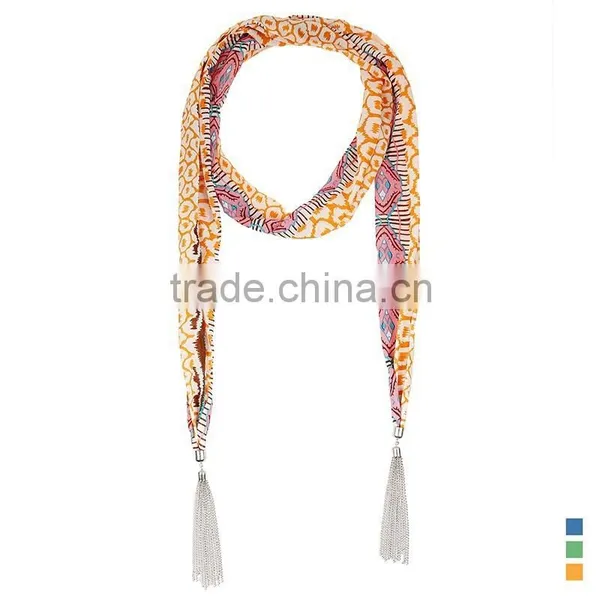 Fashion 2015 Mediterranean Scarf,free Sample Lace Scarf