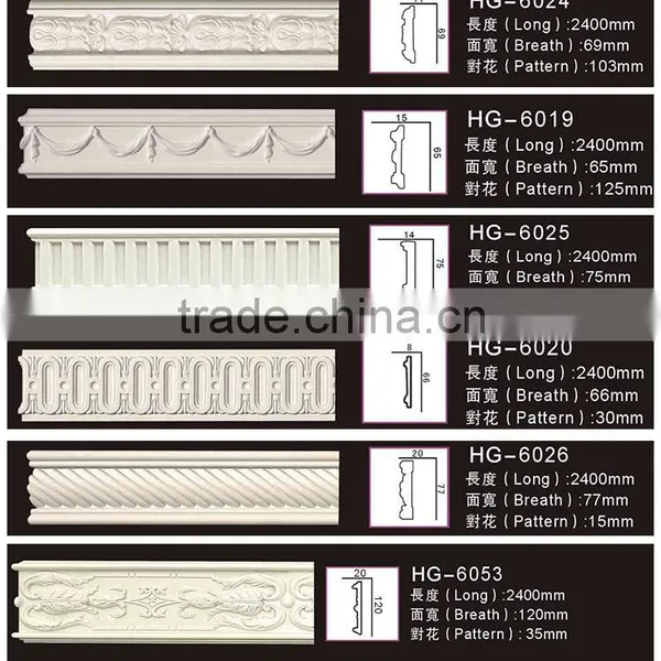 Luxury Easy Installation Polyurethane Styrofoam Ceiling Molding in House Decoration photo-5