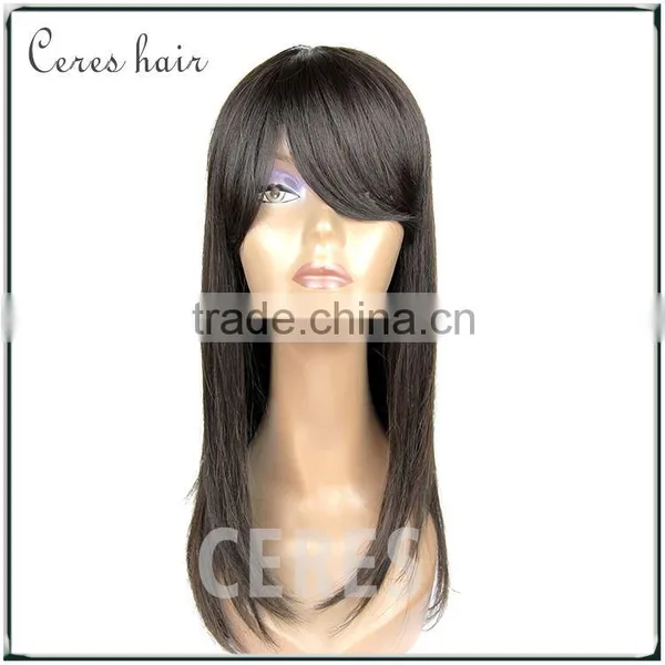 Long Silky Straight Mongolian Hair Kosher Wig Natural Hair Wig at Cheap Price photo-4