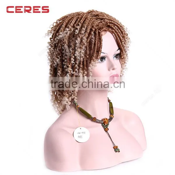 New Development Elastic Cap Top Grade Free Catalogs Synthetic Fiber Dreadlocks Wig photo-5