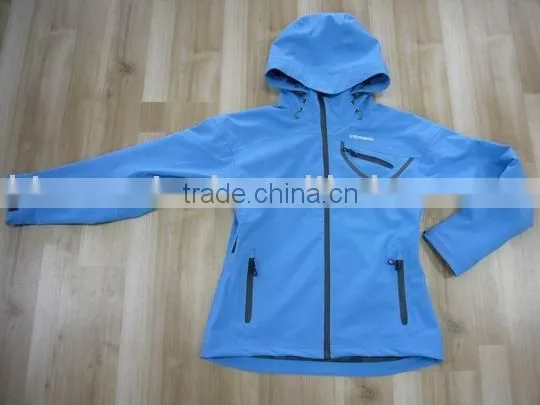 Lady's Functional 3-layer Outdoor Jacket With Hood