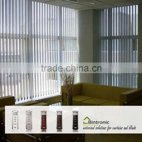 Bintronic Taiwan Office Curtains And Blinds Motorized Vertical Blinds Electric Blinds Parts Manufacturers photo-3