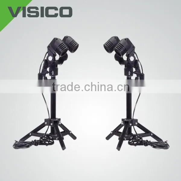 Photography Studio Double Swivel Light Holder Lighting Umbrella Adapter photo-5
