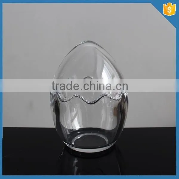 Egg Shape Wholesale Glass Candle Jars With Lids photo-2