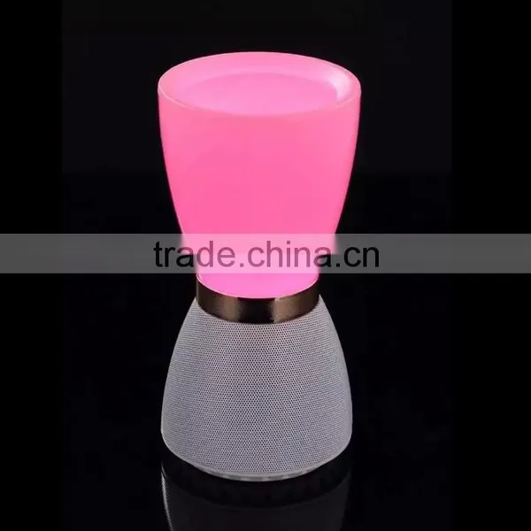 Bluetooth Speaker RGB 7 Colors Night Light Touch Control TF Card photo-3