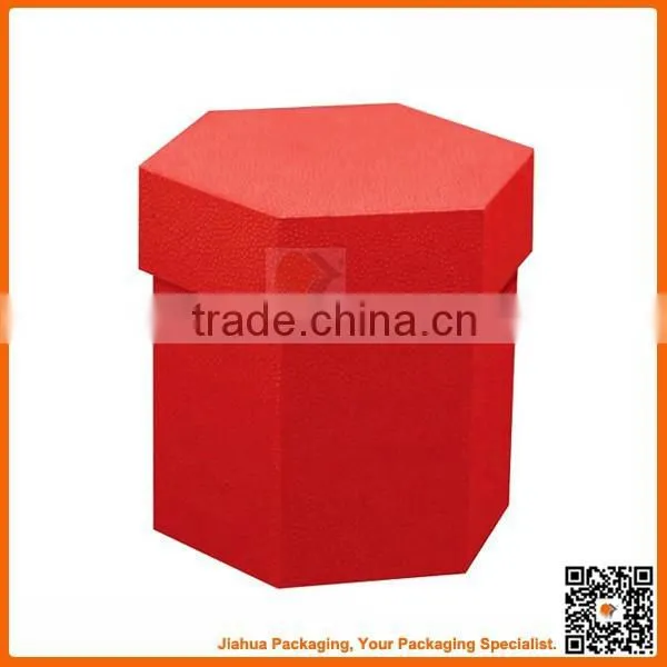 High Quality Hexagon Foldable Storage Paper Box With Lid photo-2