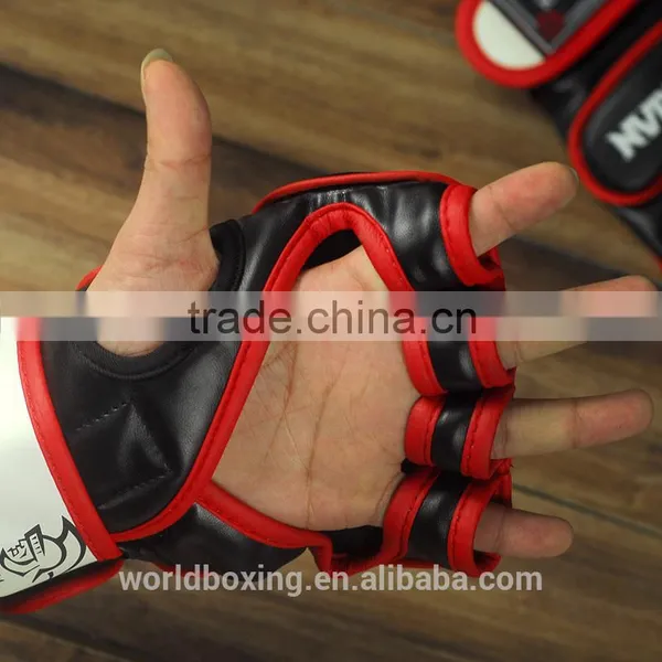 2016 Half Finger Fashion UFC MMA Gloves Wining Sports Twins Fighting Training Grant Kickboxing Sparring Gloves Winning Gloves photo-4