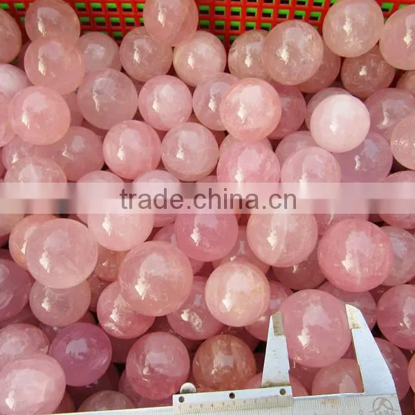 2015 New Promoted Natural Rose Quartz Crystal Balls for Gift photo-2