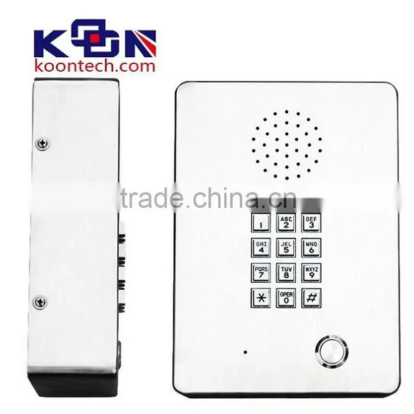 Hospital Service System Phone IP Door Intercom KNZD-03 IP Elevator Telephone Lift Telephone