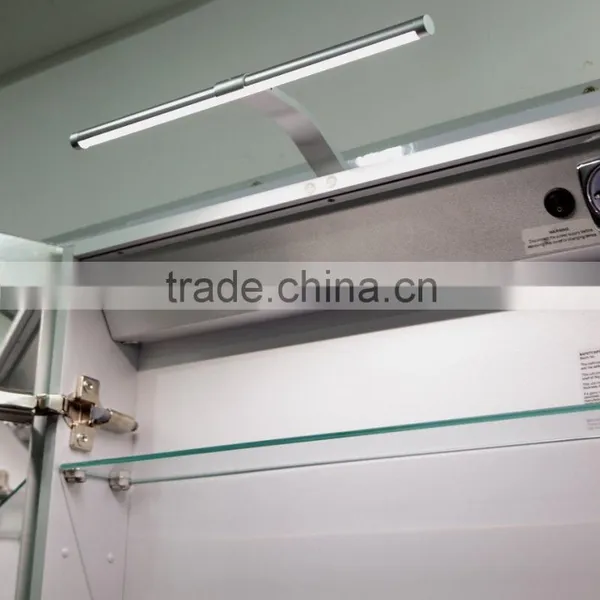 High Quality Aluminum Cabinet With Led Mirror and Shaver Socket ,Led photo-3