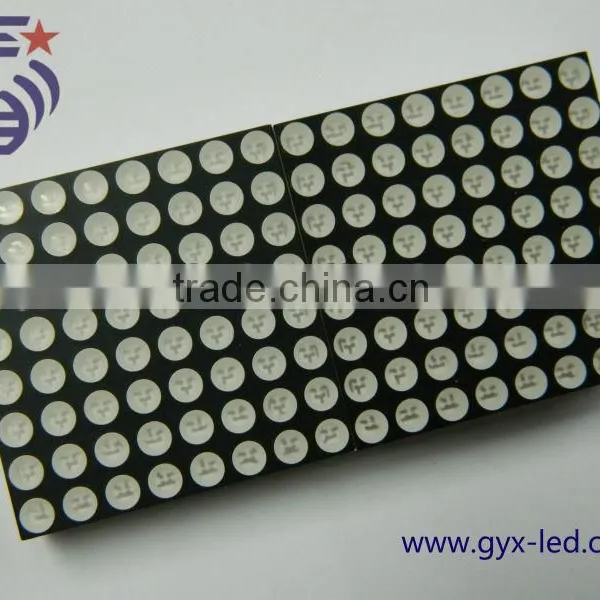 620nm 2.4V20-120mcd P6.0mm 48mm*48mm rgb dot-matrix dispolay for indoor